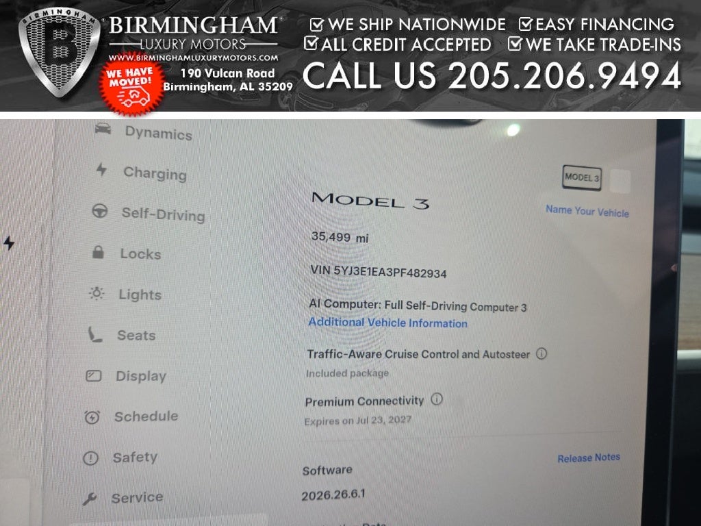 tesla model 3 2023 5YJ3E1EA3PF482934 image tesla model 3 2023 5YJ3E1EA3PF482934 image